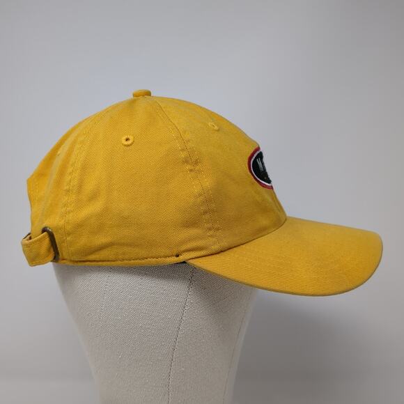Maui Hawaii Slideback Hat Yellow One Size Vent Holes Ahead Vintage - Picture 5 of 9